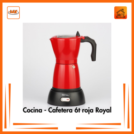 Cocina - Cafetera 6t roja Royal
