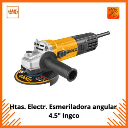 Htas. Electr. Esmeriladora angular  4.5″ Ingco