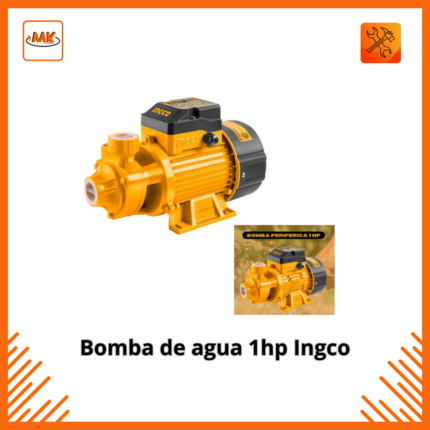 Bomba de agua 1hp Ingco