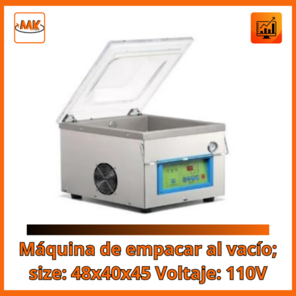 Máquina de empacar al vacío; size: 48x40x45 Voltaje: 110V