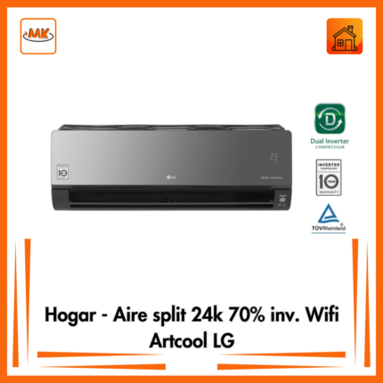 Hogar - Aire split 24k 70% inv. Wifi Artcool LG