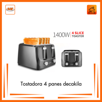 Tostadora 4 panes Decakila