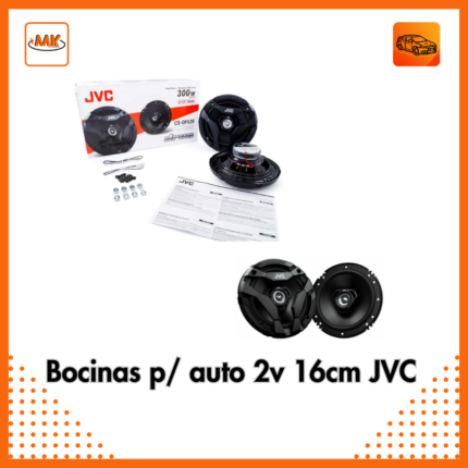 Bocinas p/ auto 2v 16cm JVC