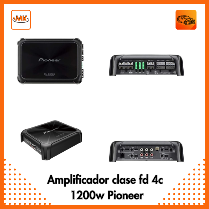 Amplificador clase fd 4c 1200w Pioneer - Imagen 1